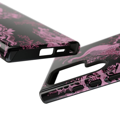Gothic Peacock Toile Phone Case